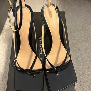 Bottega Veneta Black Stiletto Heels with Sleek Design
